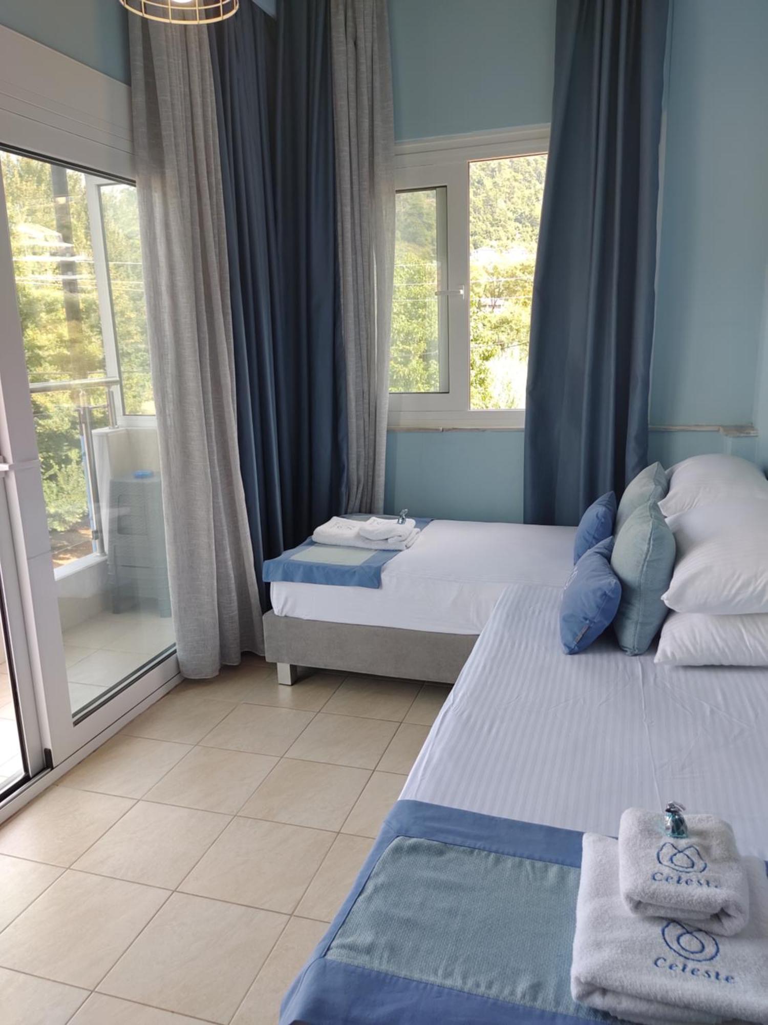 Celeste Deluxe Apartments Skala Potamia  Habitación foto