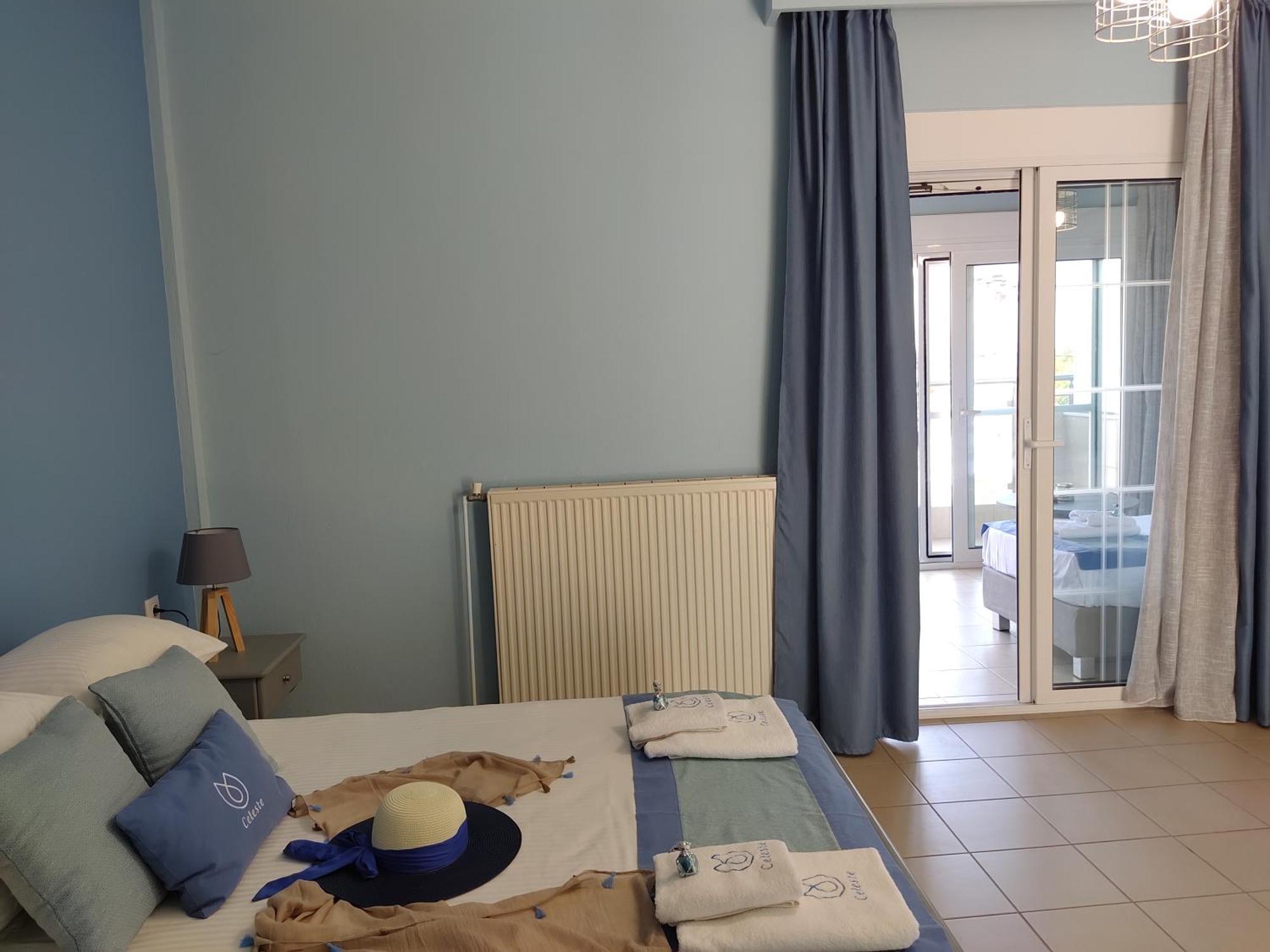 Celeste Deluxe Apartments Skala Potamia  Habitación foto