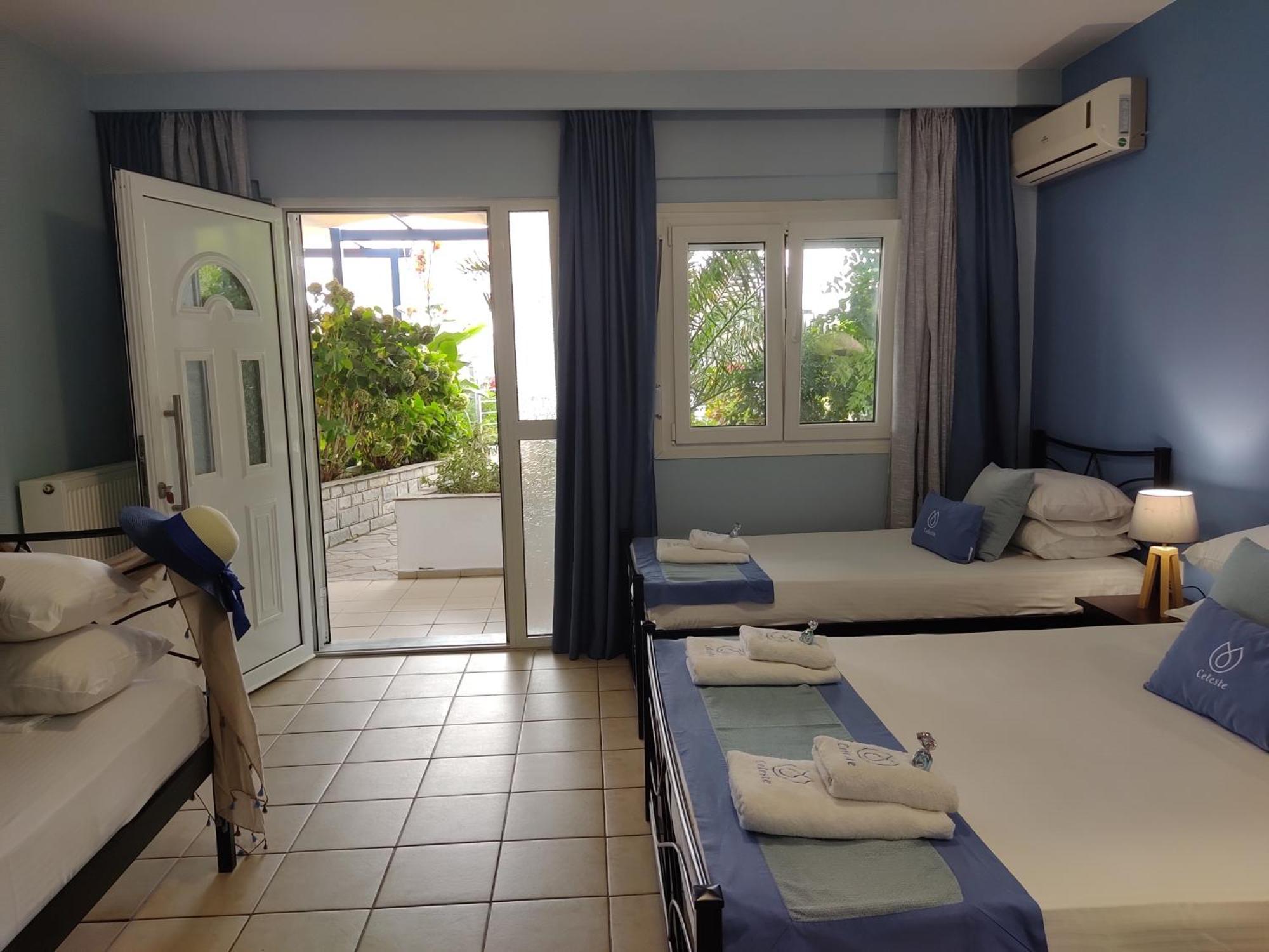 Celeste Deluxe Apartments Skala Potamia  Habitación foto